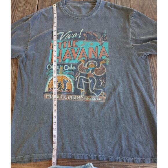 Vintage Little Havana T Shirt Mens Extra Large Miami Cuban Vacationland 90s Tee - Picture 6 of 6